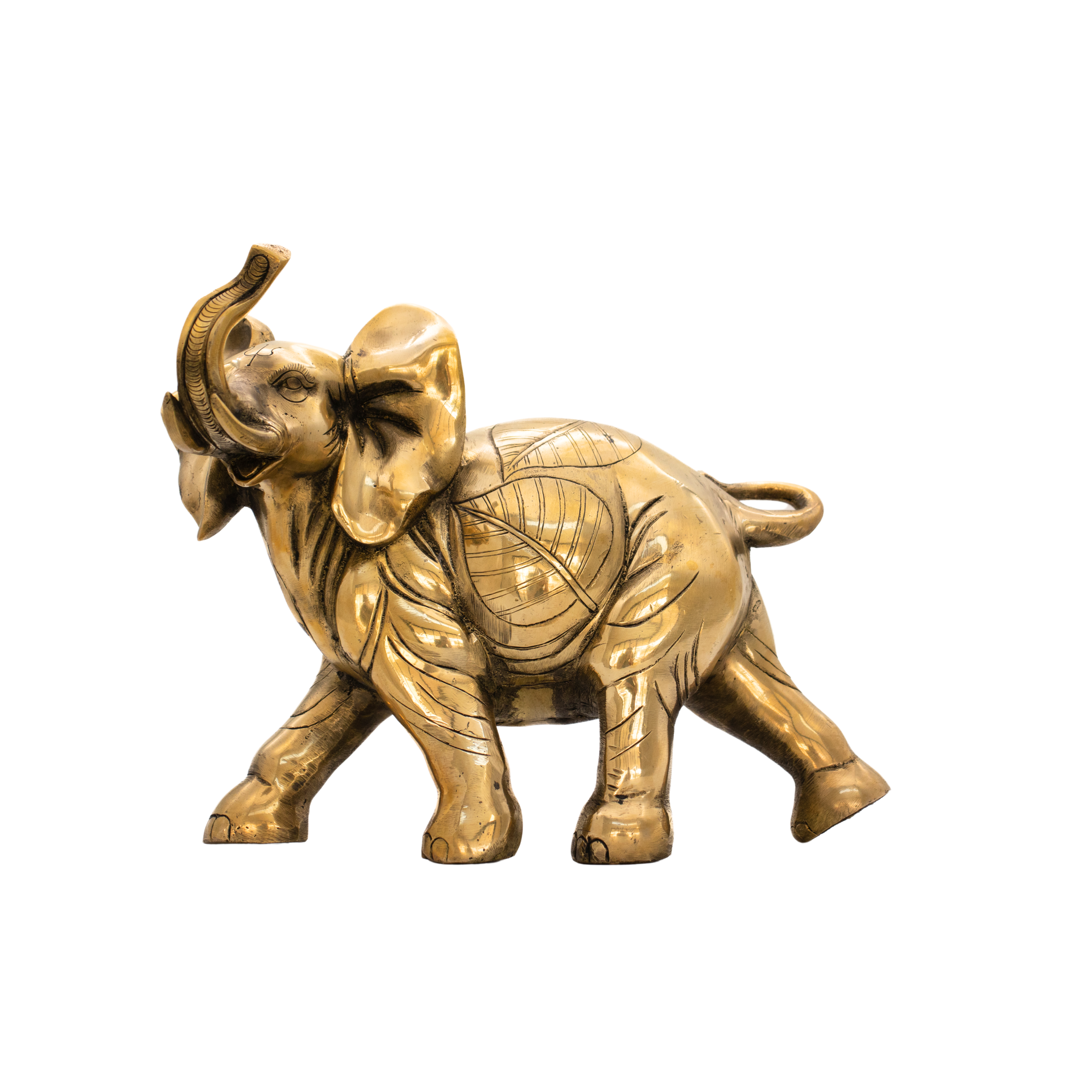 Estátua de Elefante em Bronze Índia 26,5 cm