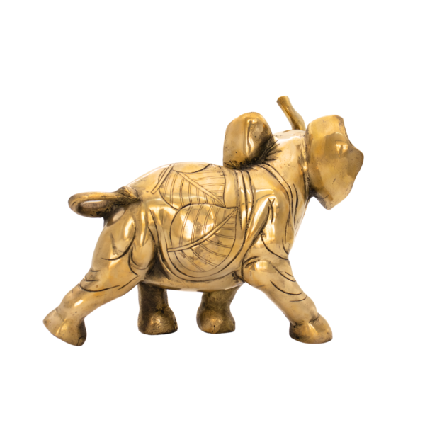 Estátua de Elefante em Bronze Índia 26,5 cm - Imagem 2