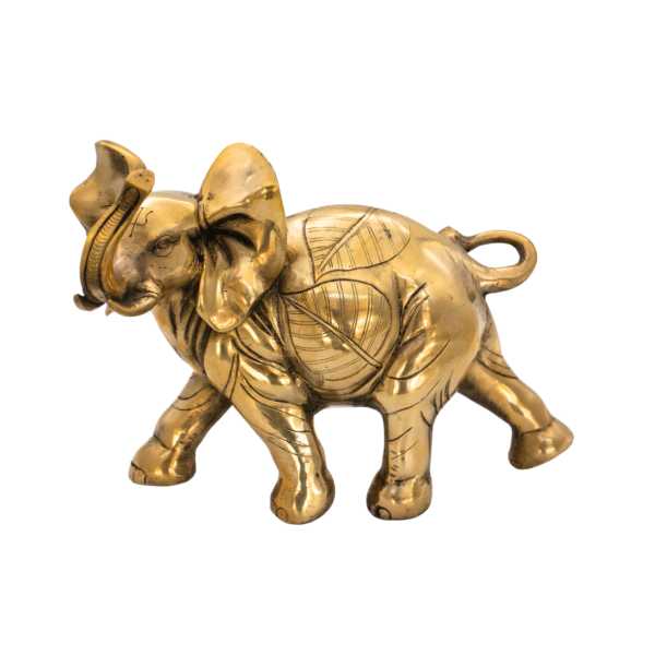 Estátua de Elefante em Bronze Índia 26,5 cm - Imagem 4