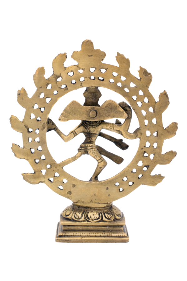 Estátua de Shiva Nataraja em Bronze Índia 15 cm - Imagem 2