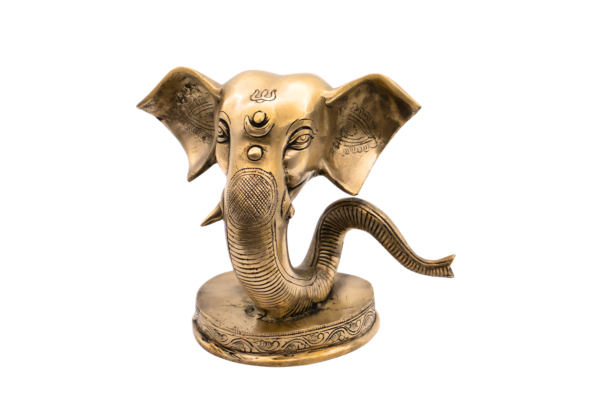 Estátua de Ganesha em Bronze Índia 16,5 cm - Imagem 2