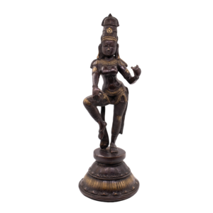 Estátua de Dançarina em Bronze Índia Marrom 45 cm
