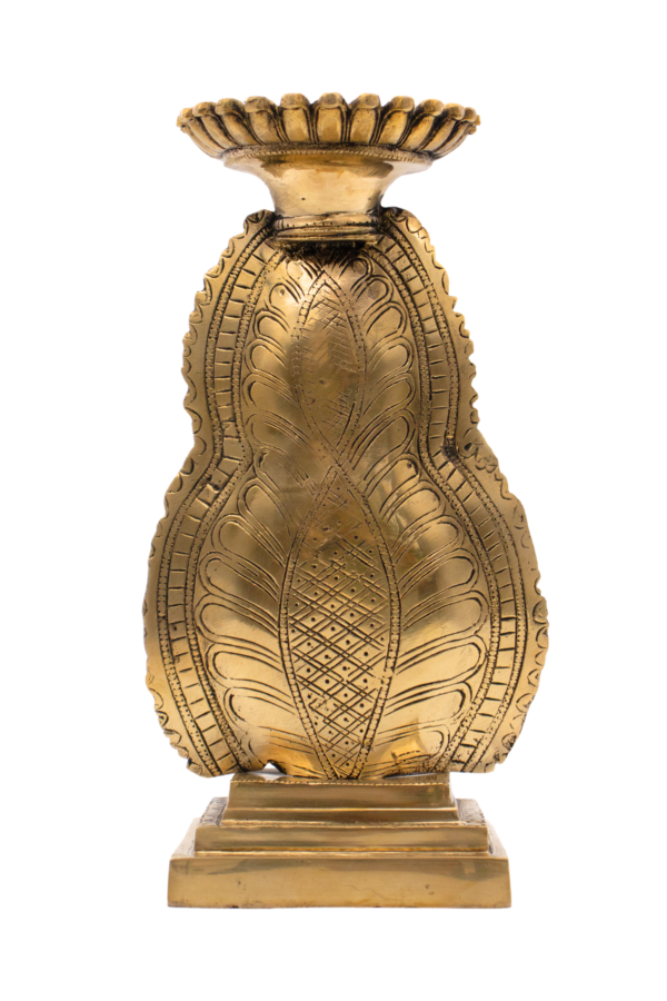 Cabeça de Buda Diya em Bronze Índia 29 cm - Imagem 2