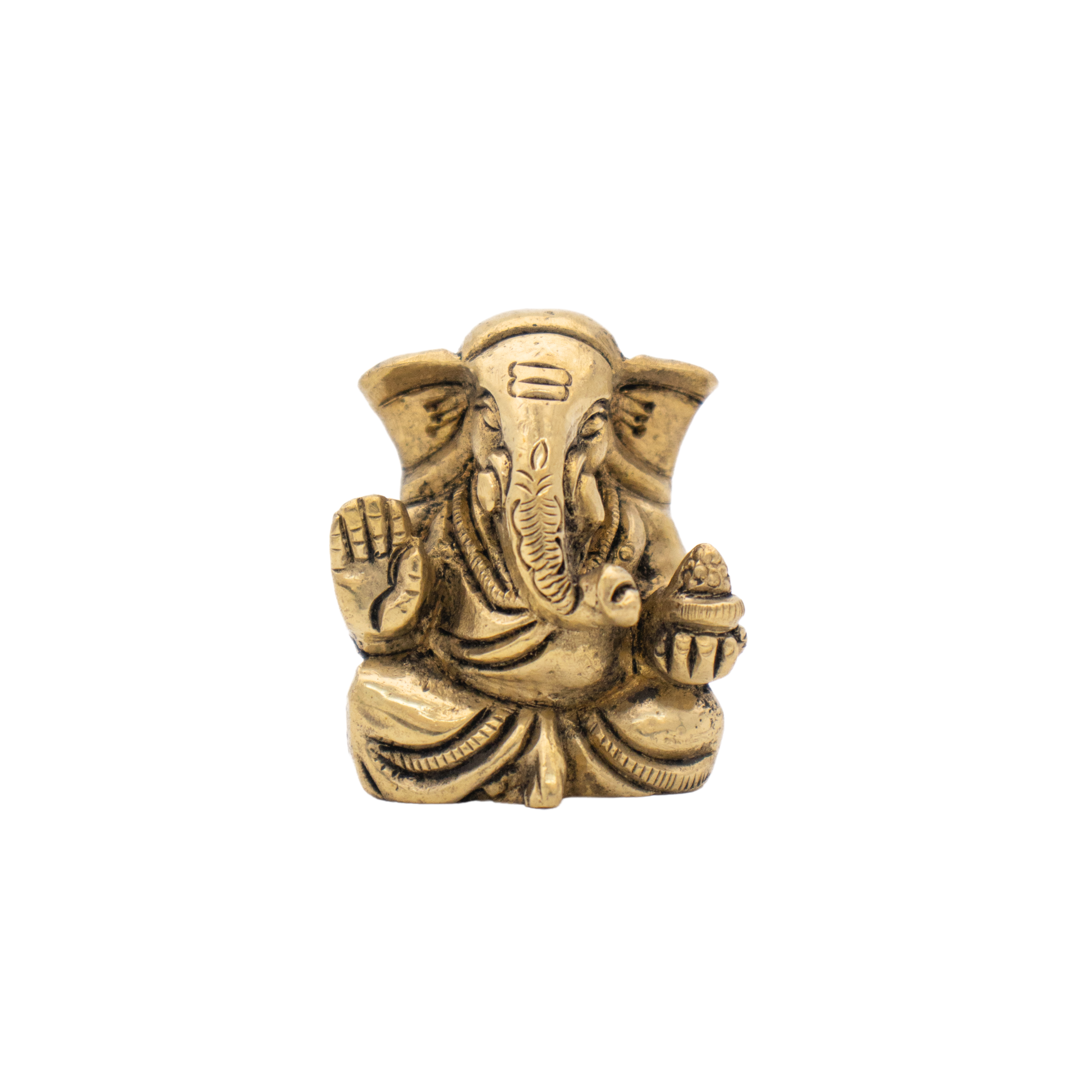 Estátua de Ganesha em Bronze Índia 4,5 cm