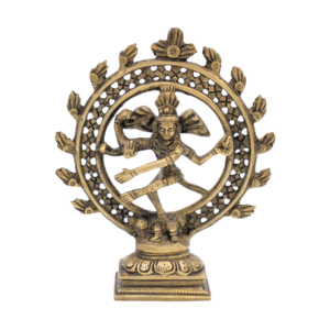 Estátua de Shiva Nataraja em Bronze Índia 15 cm