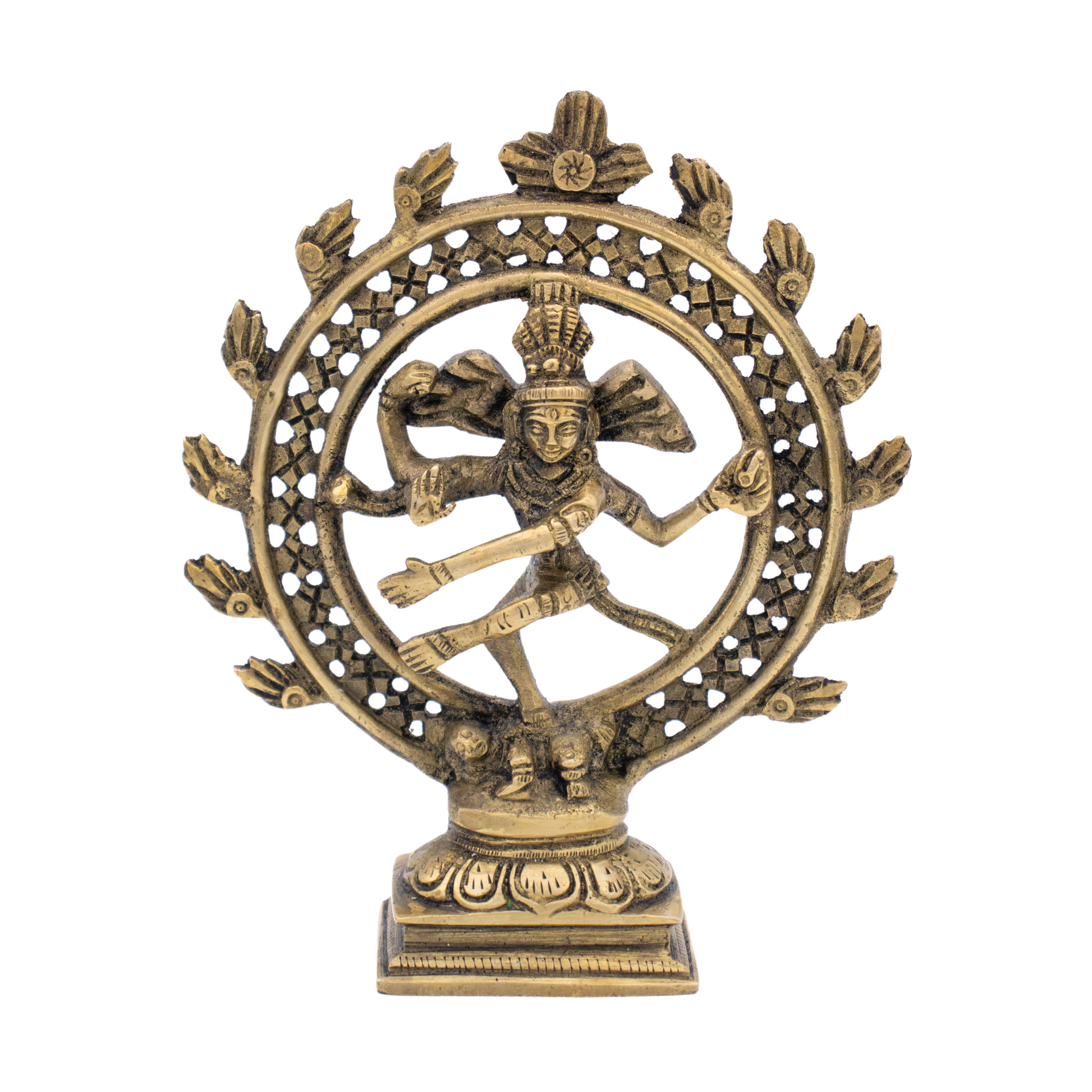 Estátua de Shiva Nataraja em Bronze Índia 15 cm