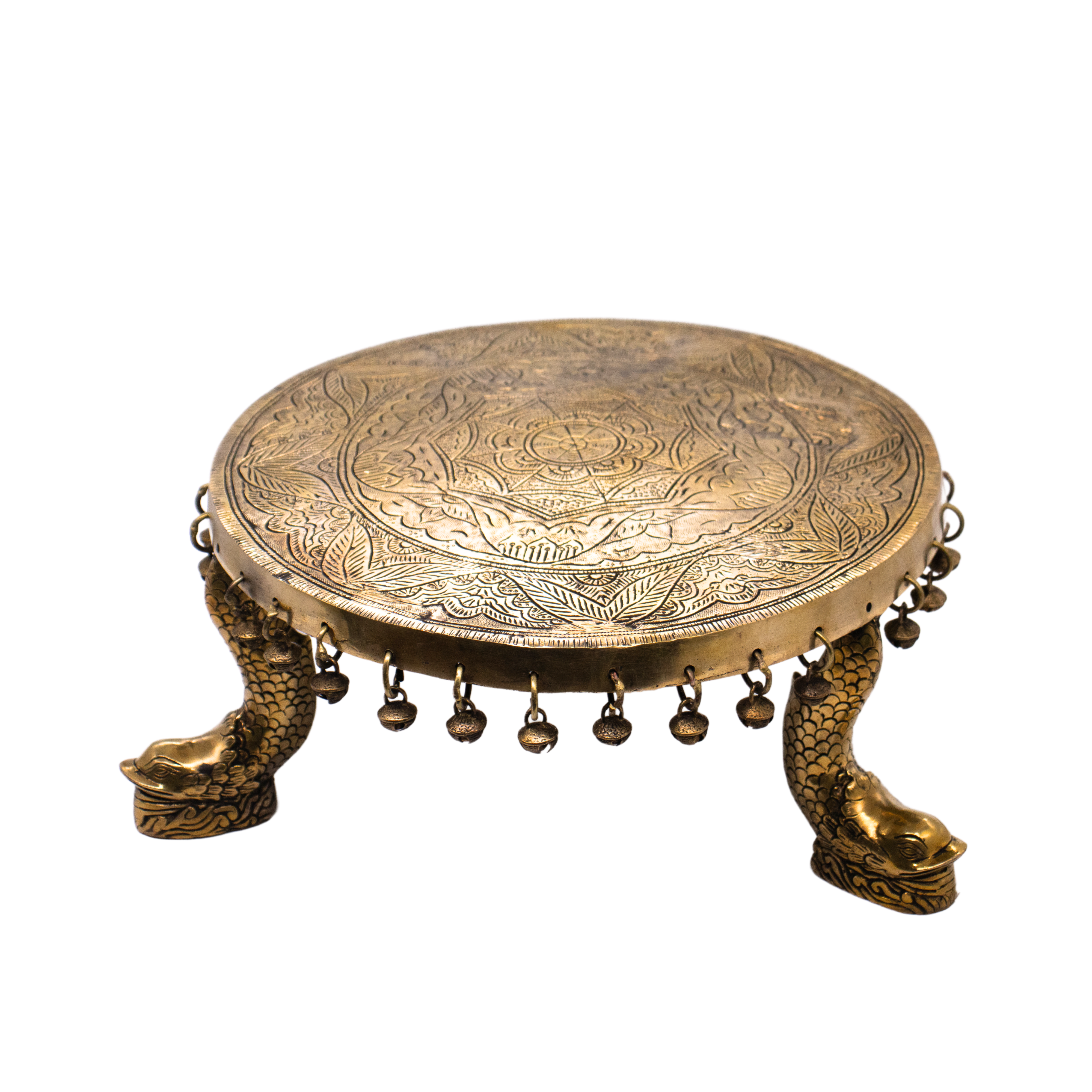 Mesa Tali Decorativa em Bronze 32 cm