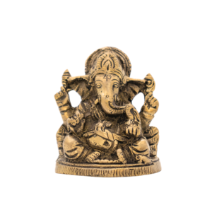 Estátua de Ganesha em Bronze Índia 7,5 cm