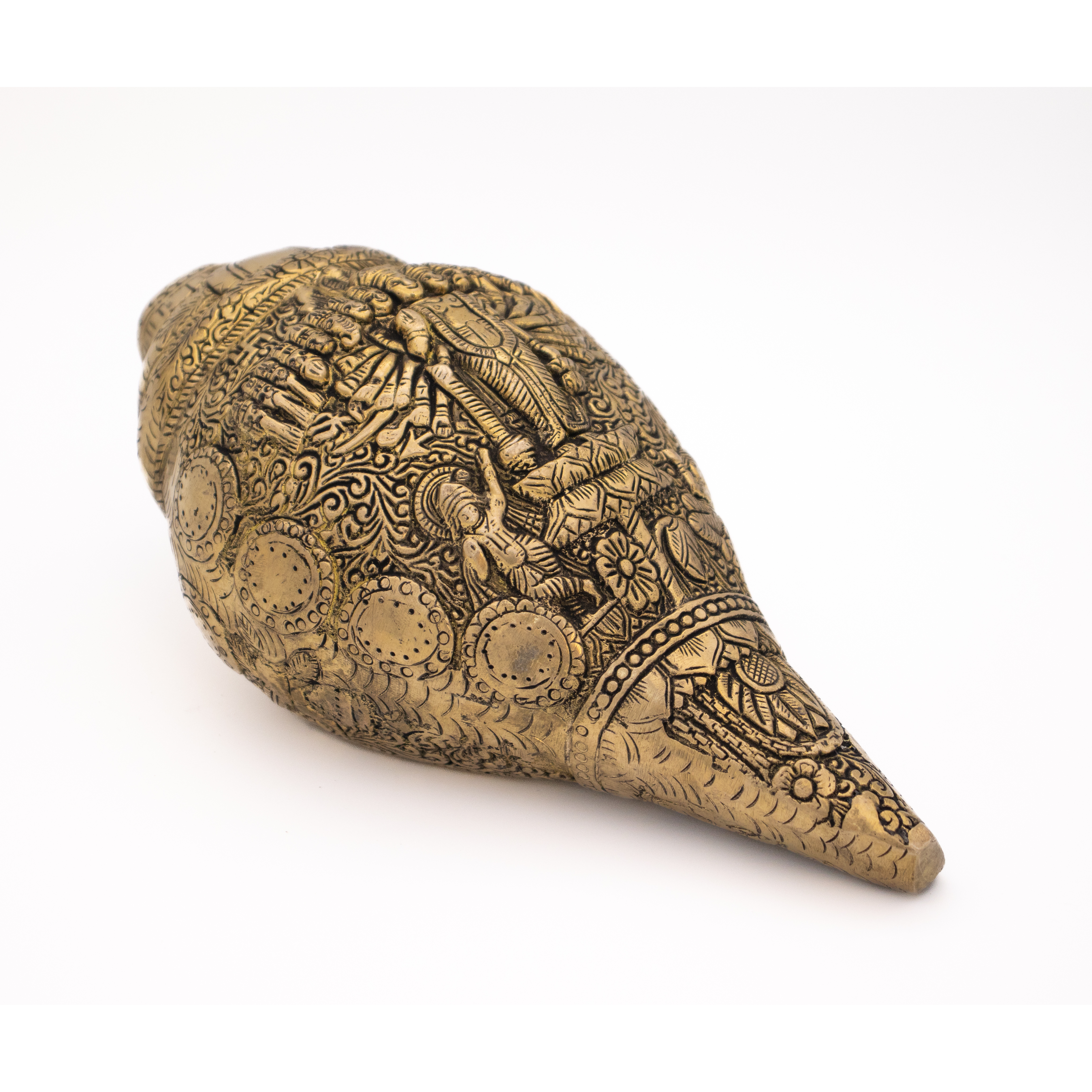 Vishnu Shanka em Bronze Índia 23 cm