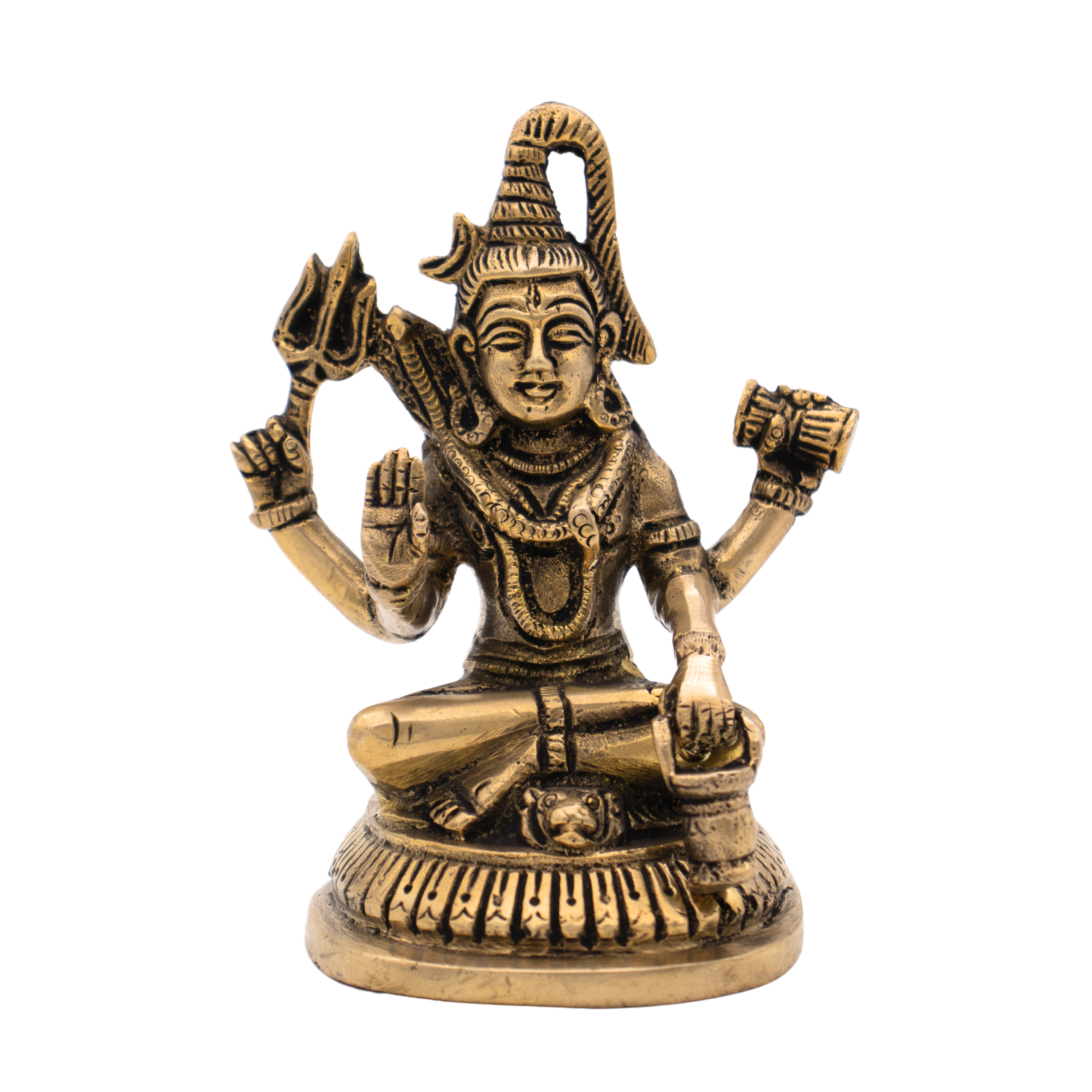 Estátua de Shiva em Bronze Índia 12,5 cm