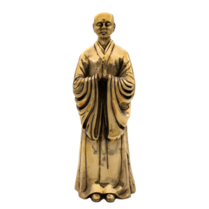 Estátua de Monge em Bronze Índia 30 cm