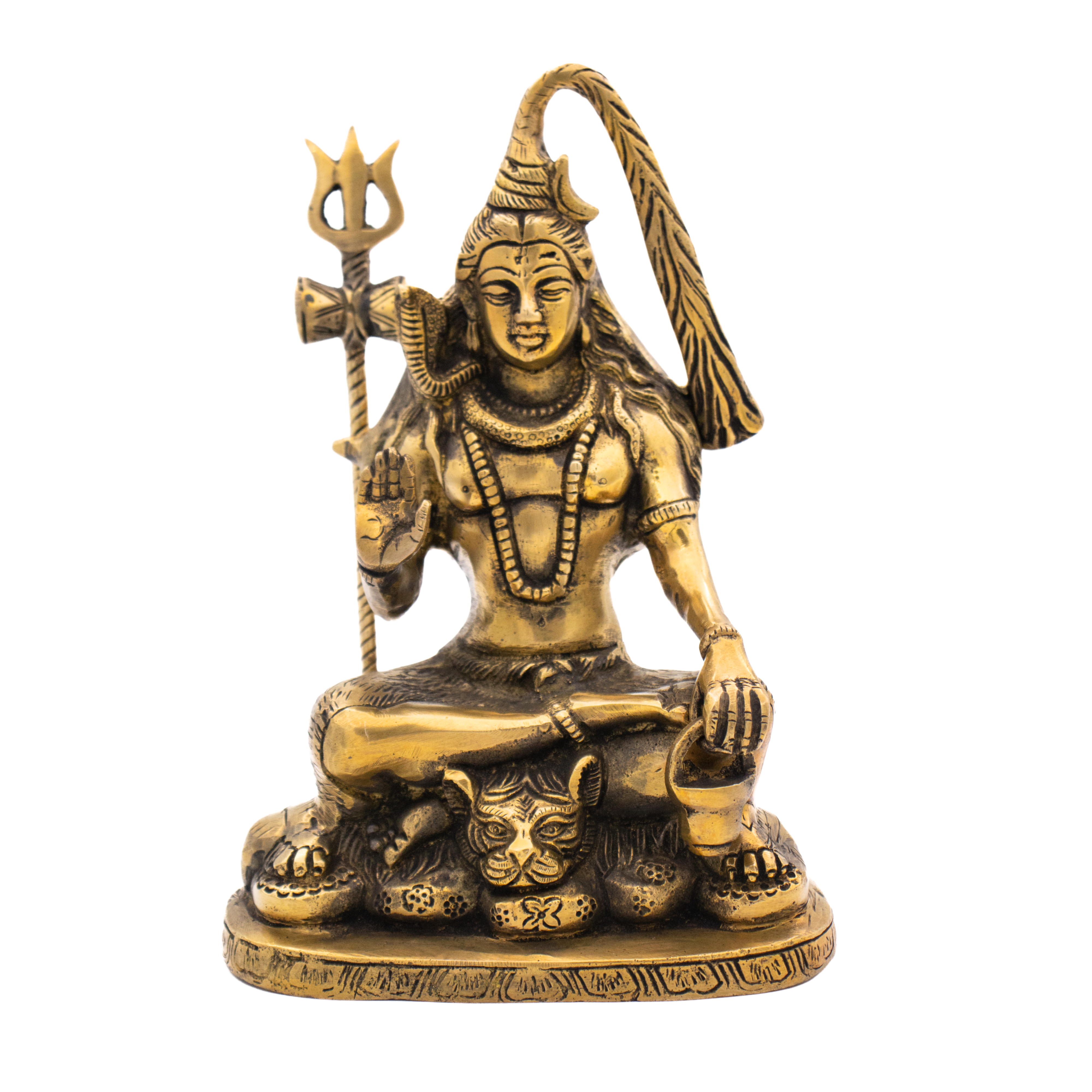 Estátua de Shiva em Bronze Índia 23,5 cm