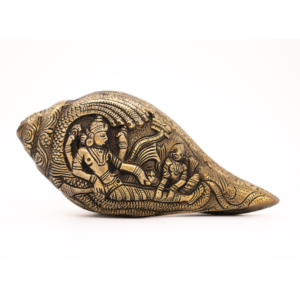 Vishnu Shanka em Bronze Índia 17,5 cm
