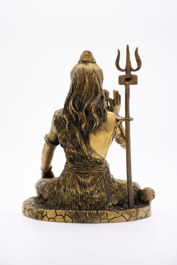 Estátua de Shiva em Bronze Índia 23,5 cm - Imagem 2
