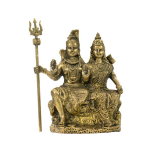 Shiva e Parvati em Bronze 21 cm
