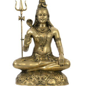 Shiva Sentado em Bronze 57 cm
