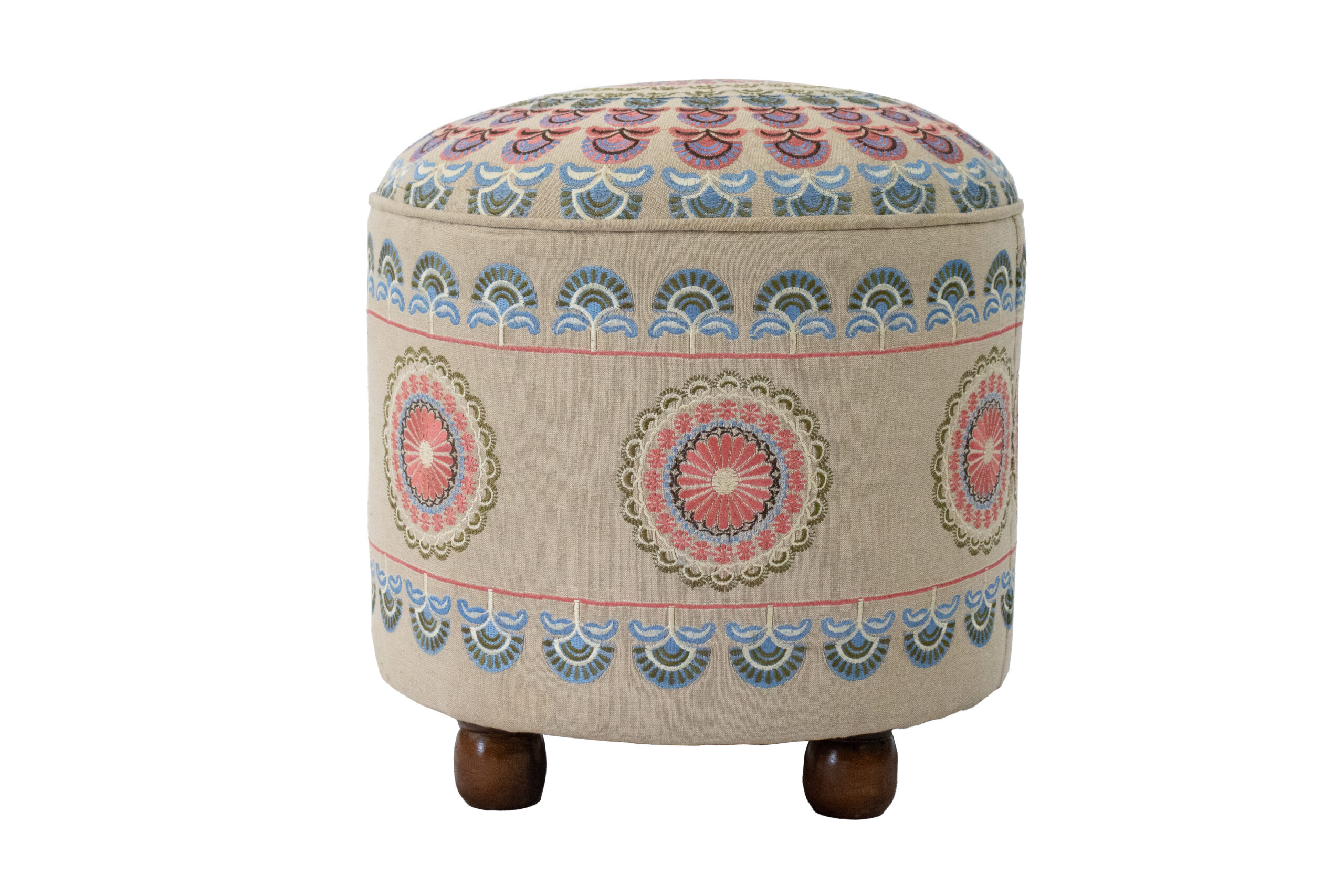 Banco Rosa e Azul 42 cm