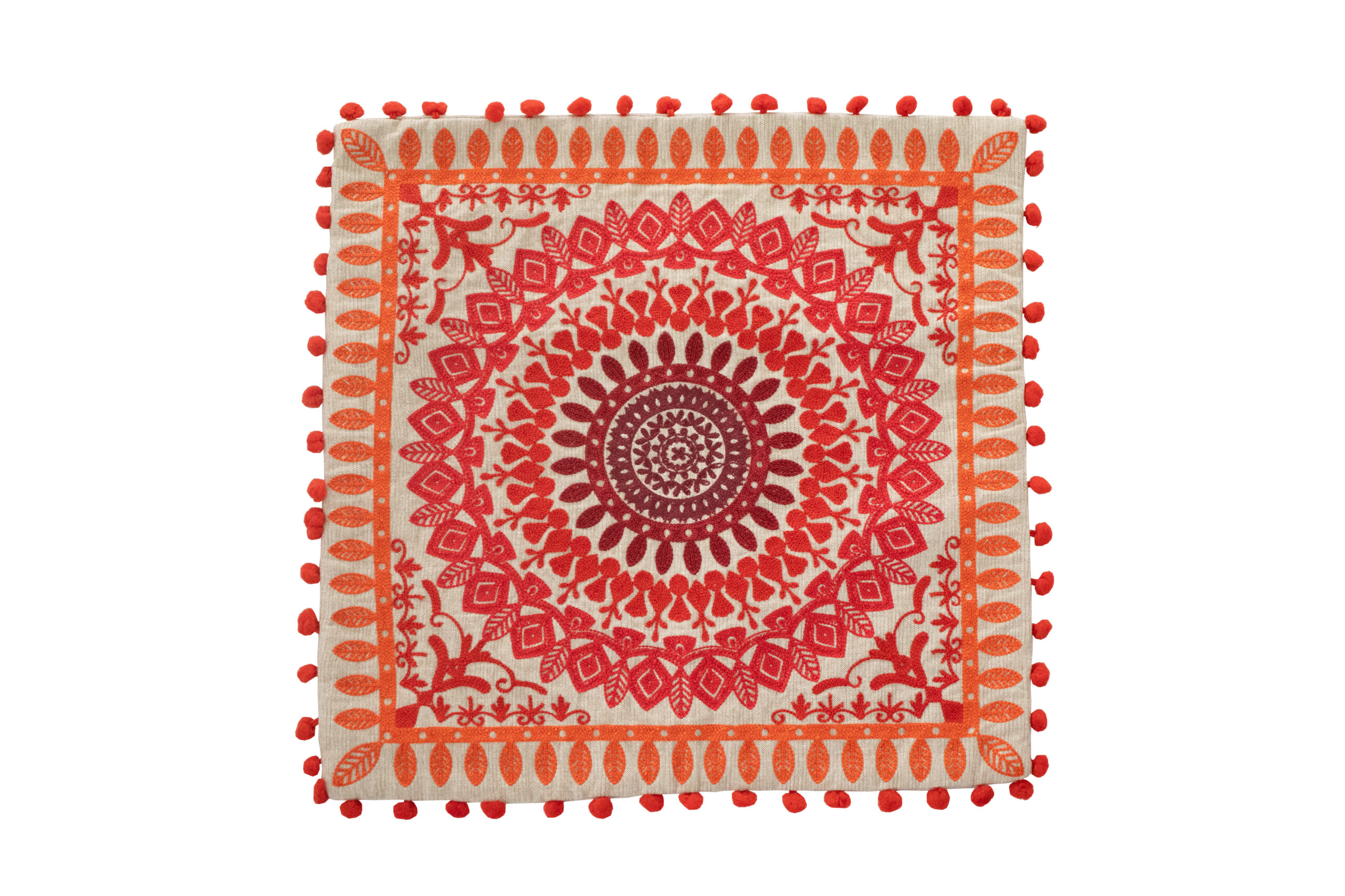 Capa de Almofada Vermelha 41 cm