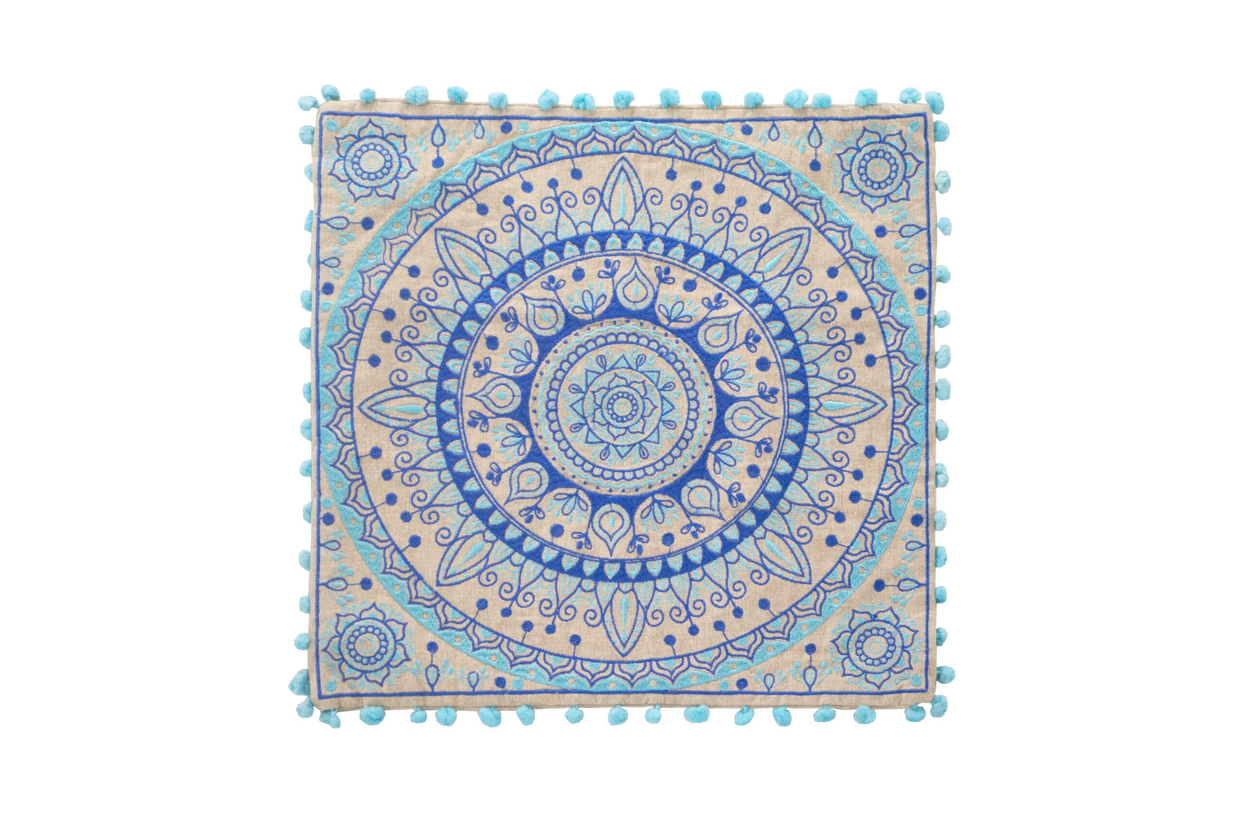 Capa de Almofada Azul 41 cm