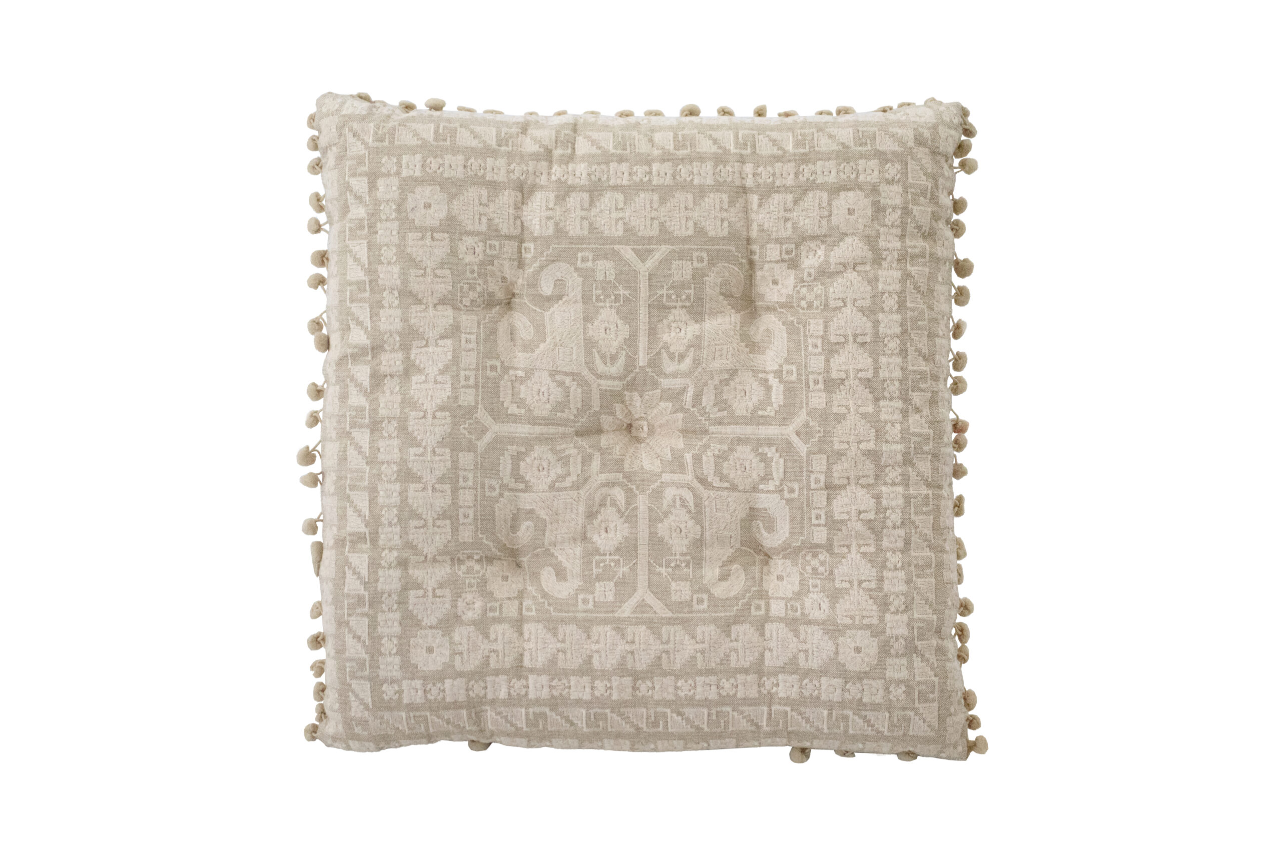 Almofada cor Algodão Cru 38 cm