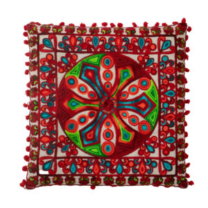 Almofada Vermelha e Verde 38 cm