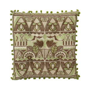 Almofada Verde e Marrom 38 cm