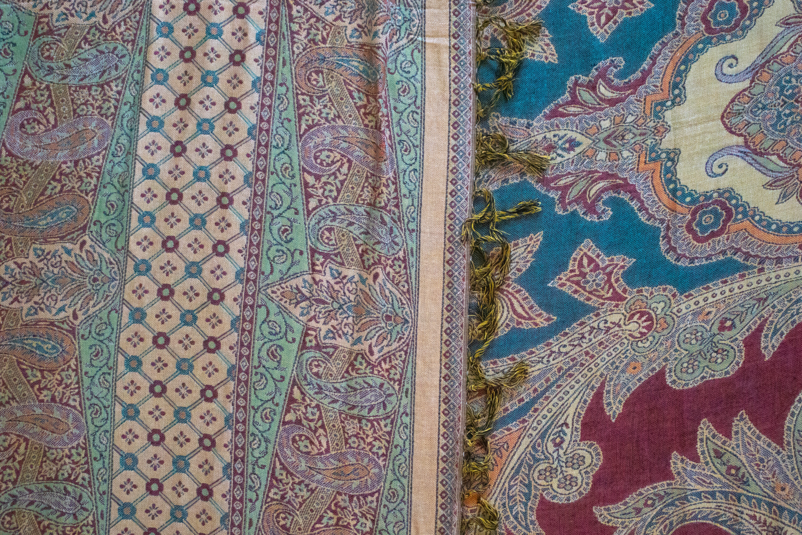 Colcha Vermelha e Verde