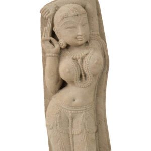 Dançarina com Kajal em Pedra 31 cm