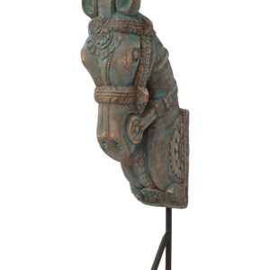 Cavalo Busto Azul 58 cm