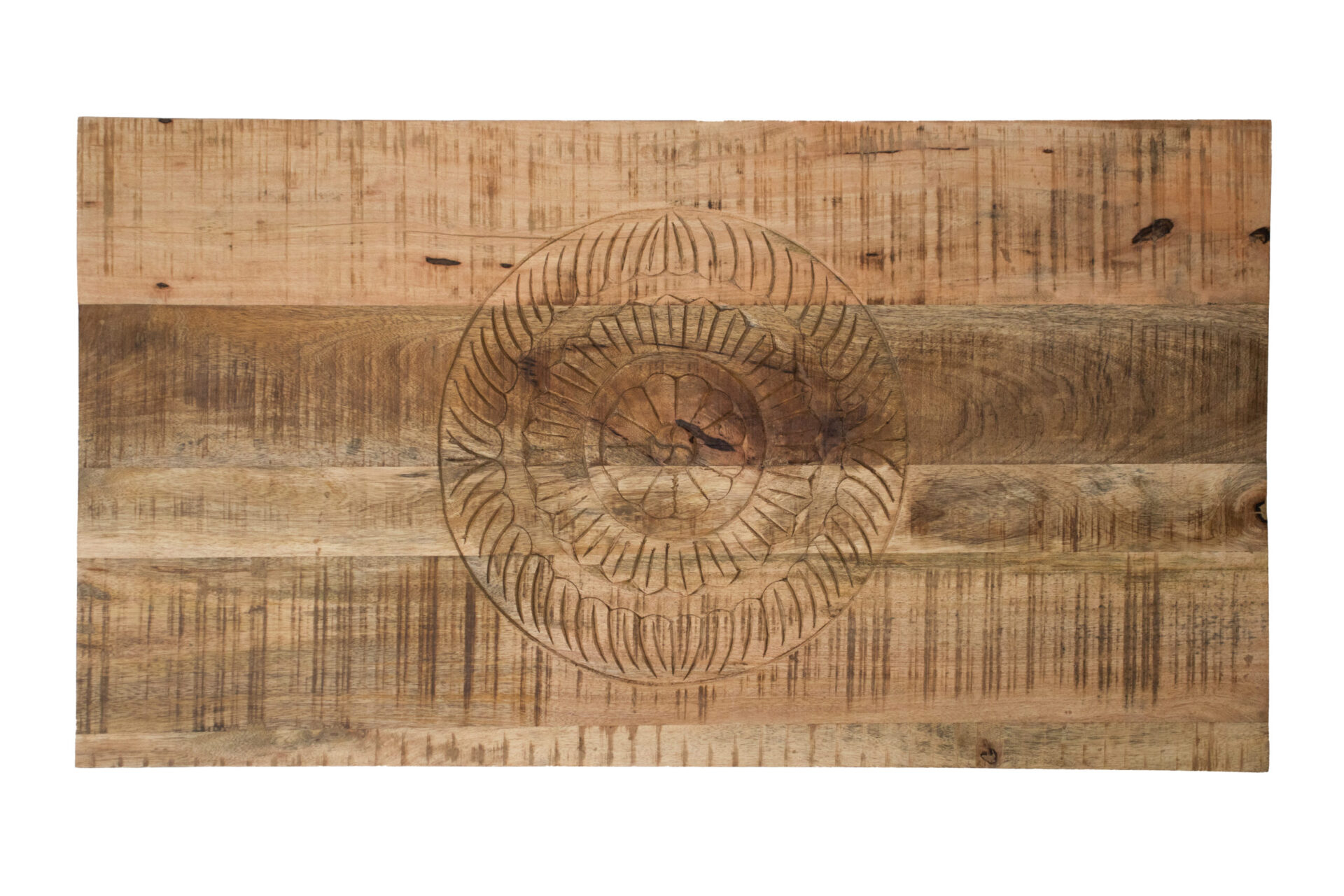 Mesa de Centro com Flor Entalhada 100 cm - Imagem 2