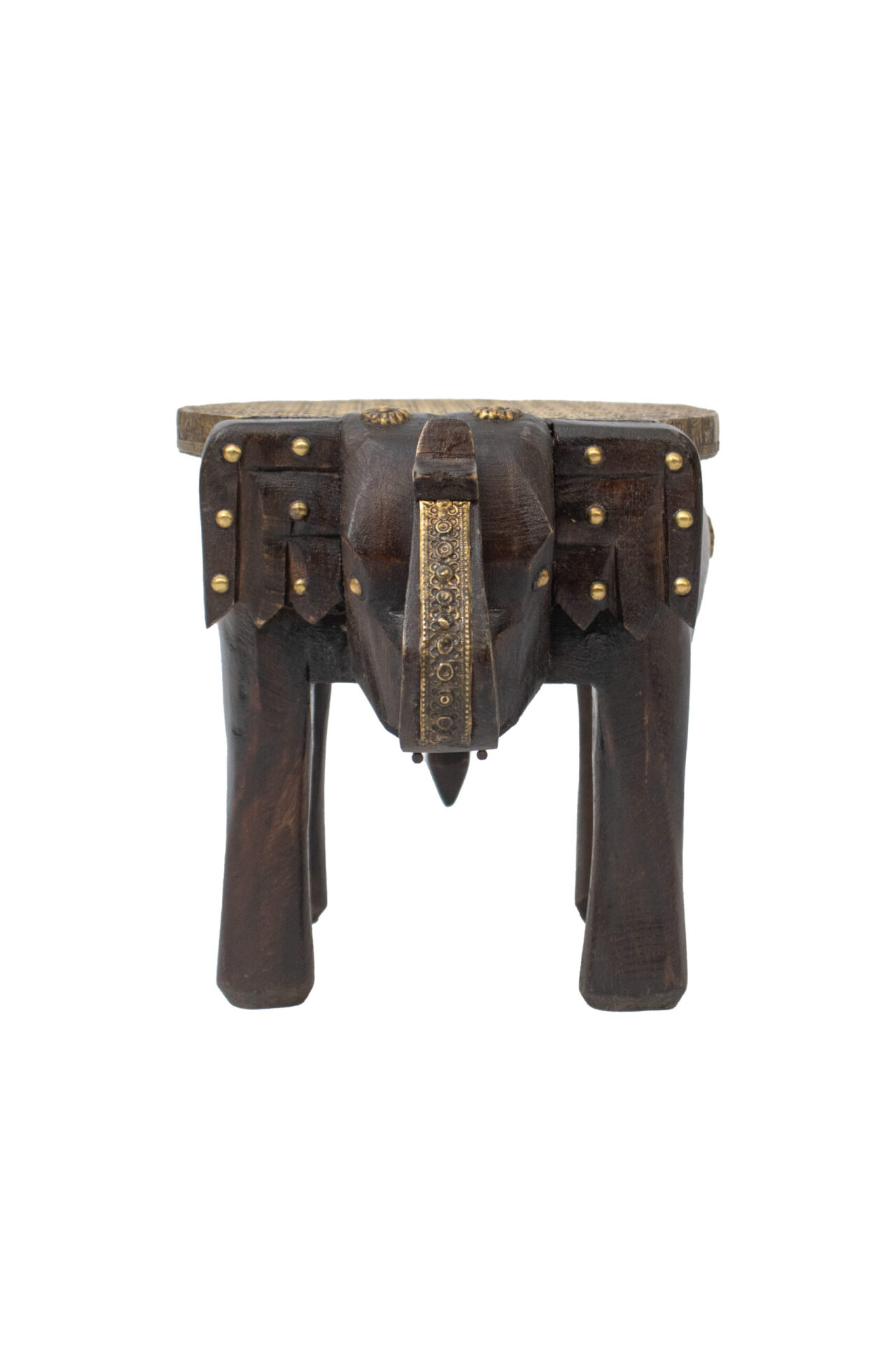 Elefantes Banquetas em Madeira 35 cm - Imagem 11