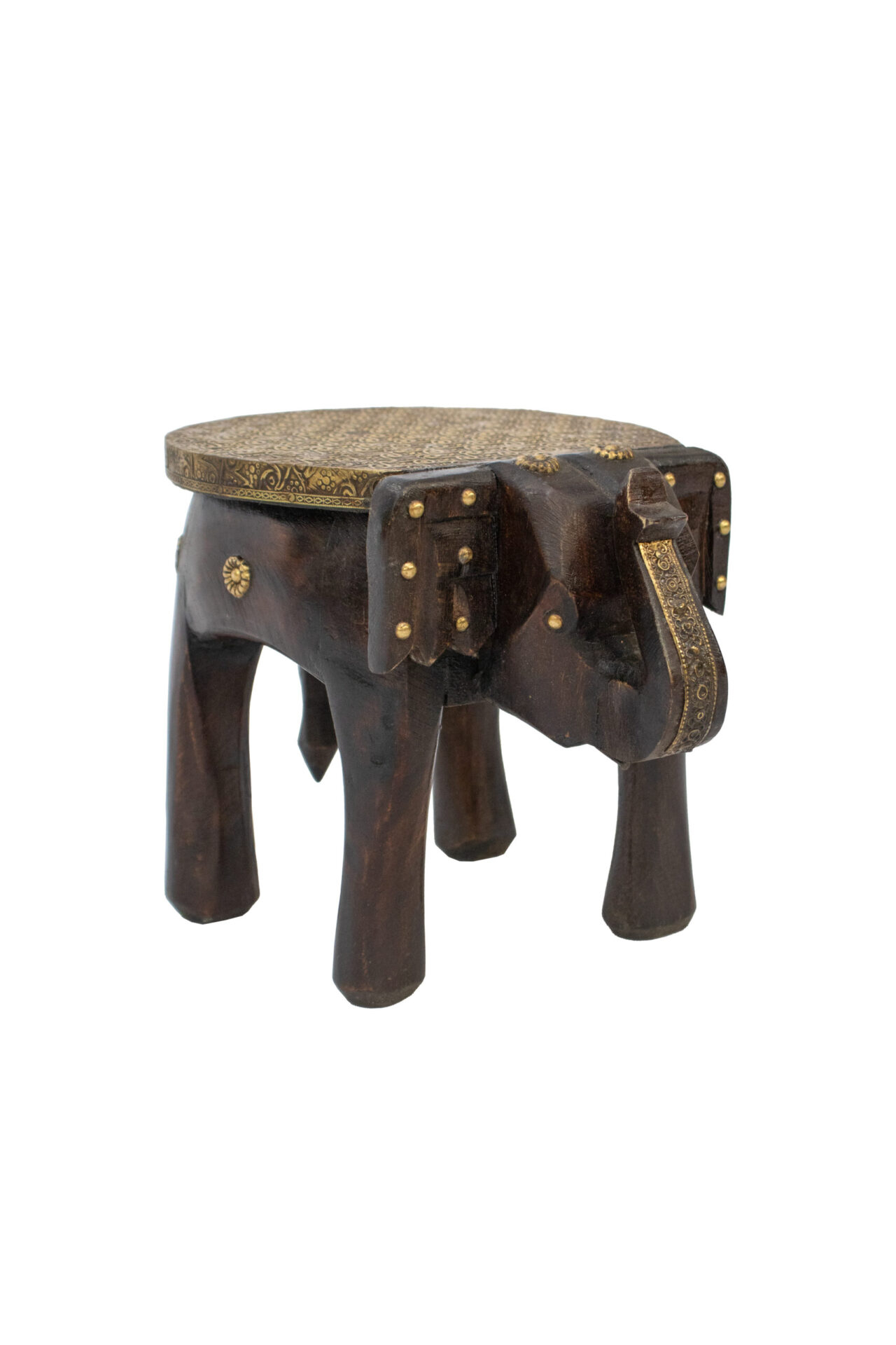 Elefantes Banquetas em Madeira 35 cm - Imagem 8