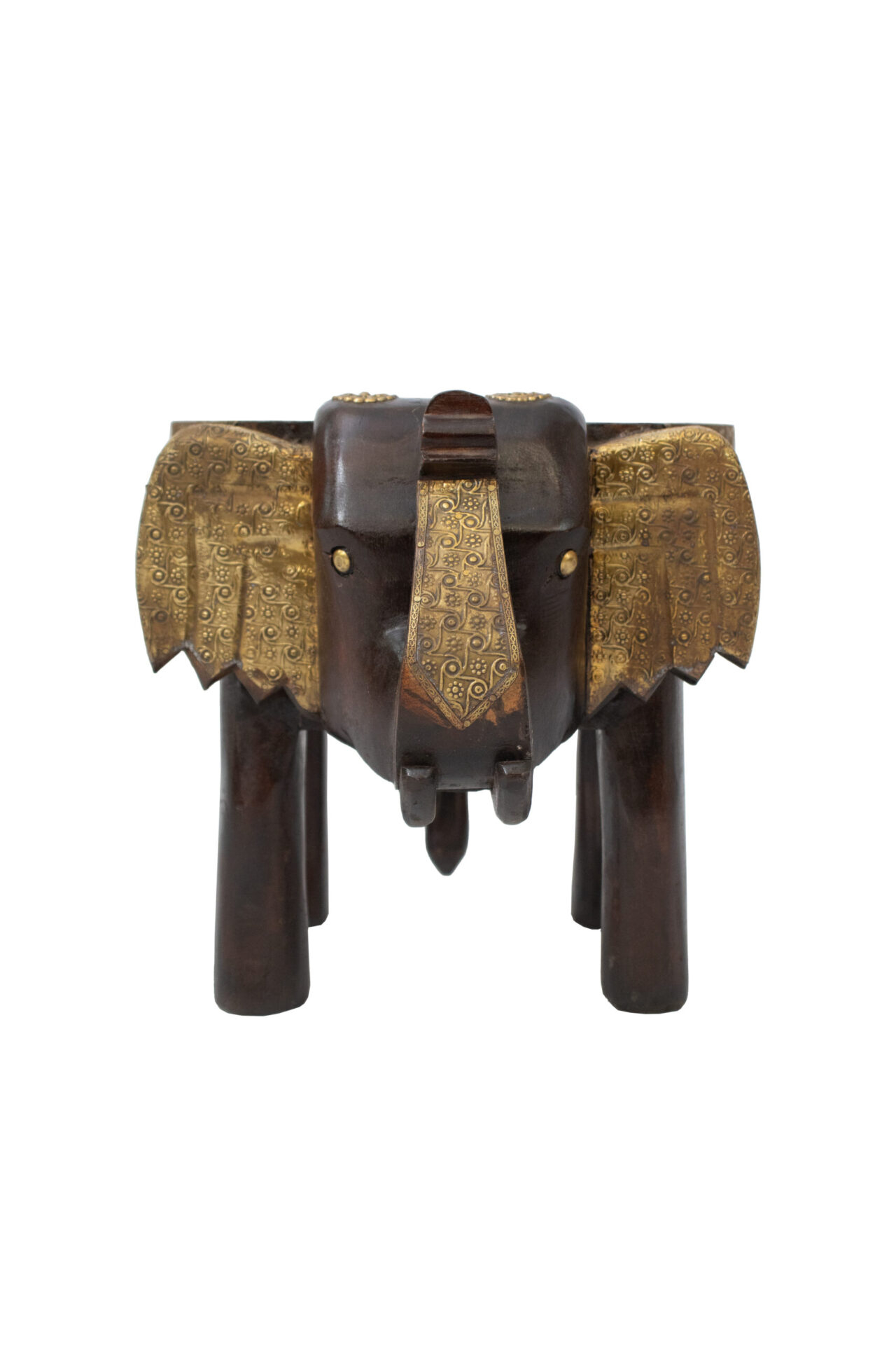 Elefantes Banquetas em Madeira 35 cm - Imagem 10