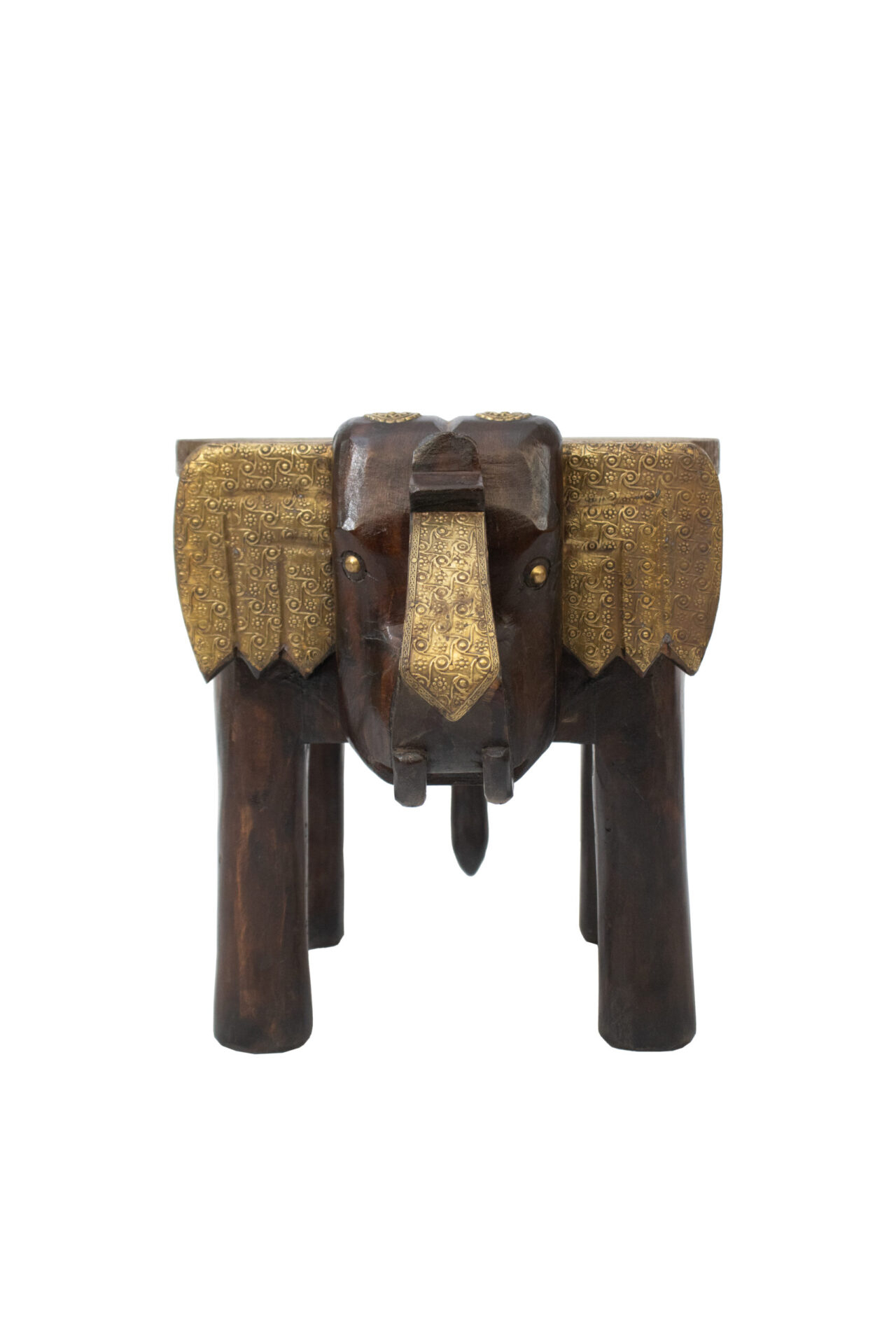 Elefantes Banquetas em Madeira 35 cm - Imagem 9