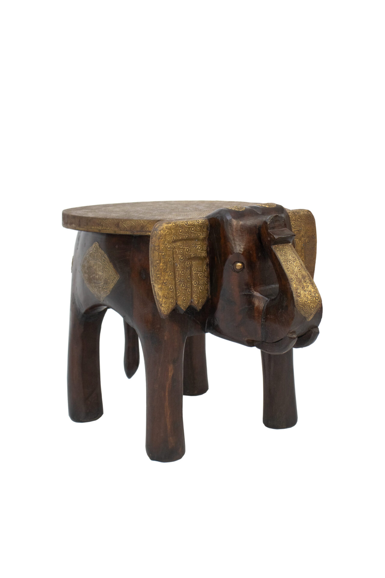 Elefantes Banquetas em Madeira 35 cm - Imagem 6