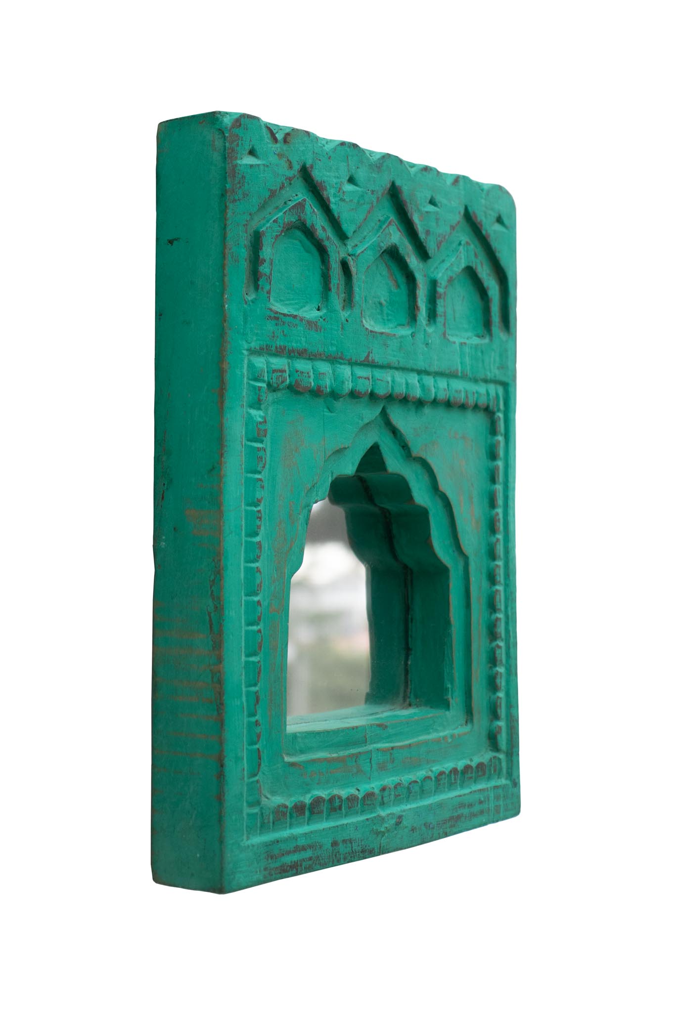 Moldura com Espelho Verde 26 cm - Imagem 2