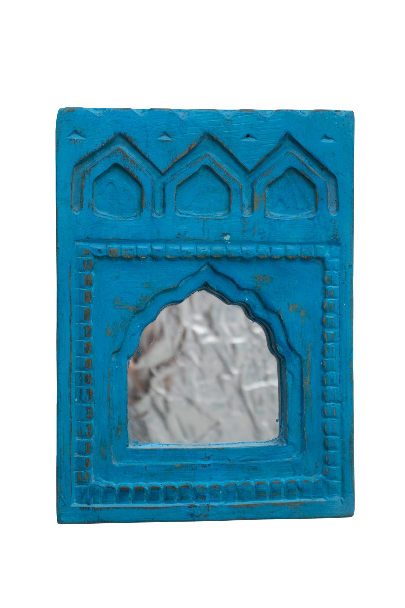 Moldura com Espelho Azul 26 cm