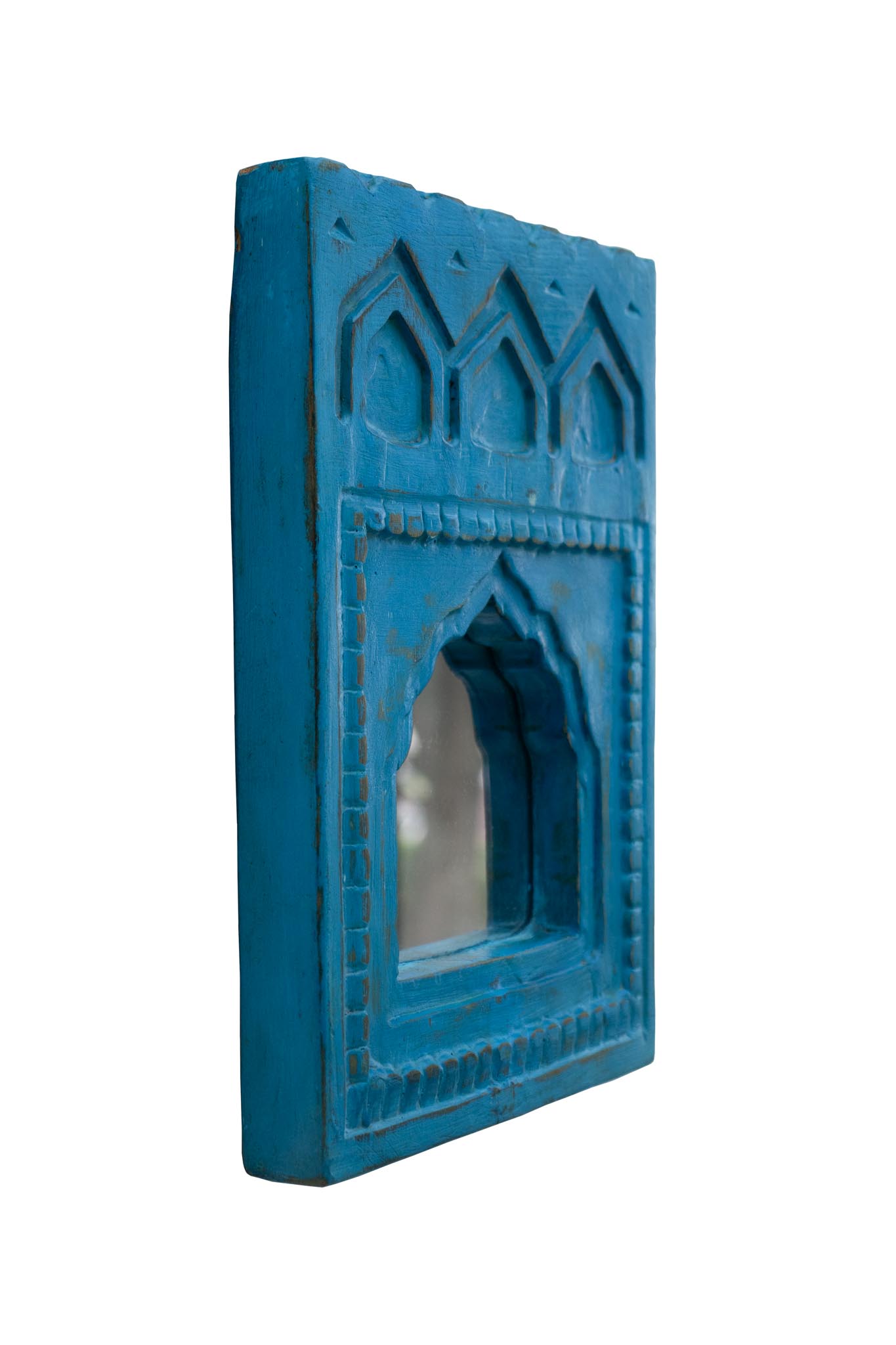 Moldura com Espelho Azul 26 cm - Imagem 2
