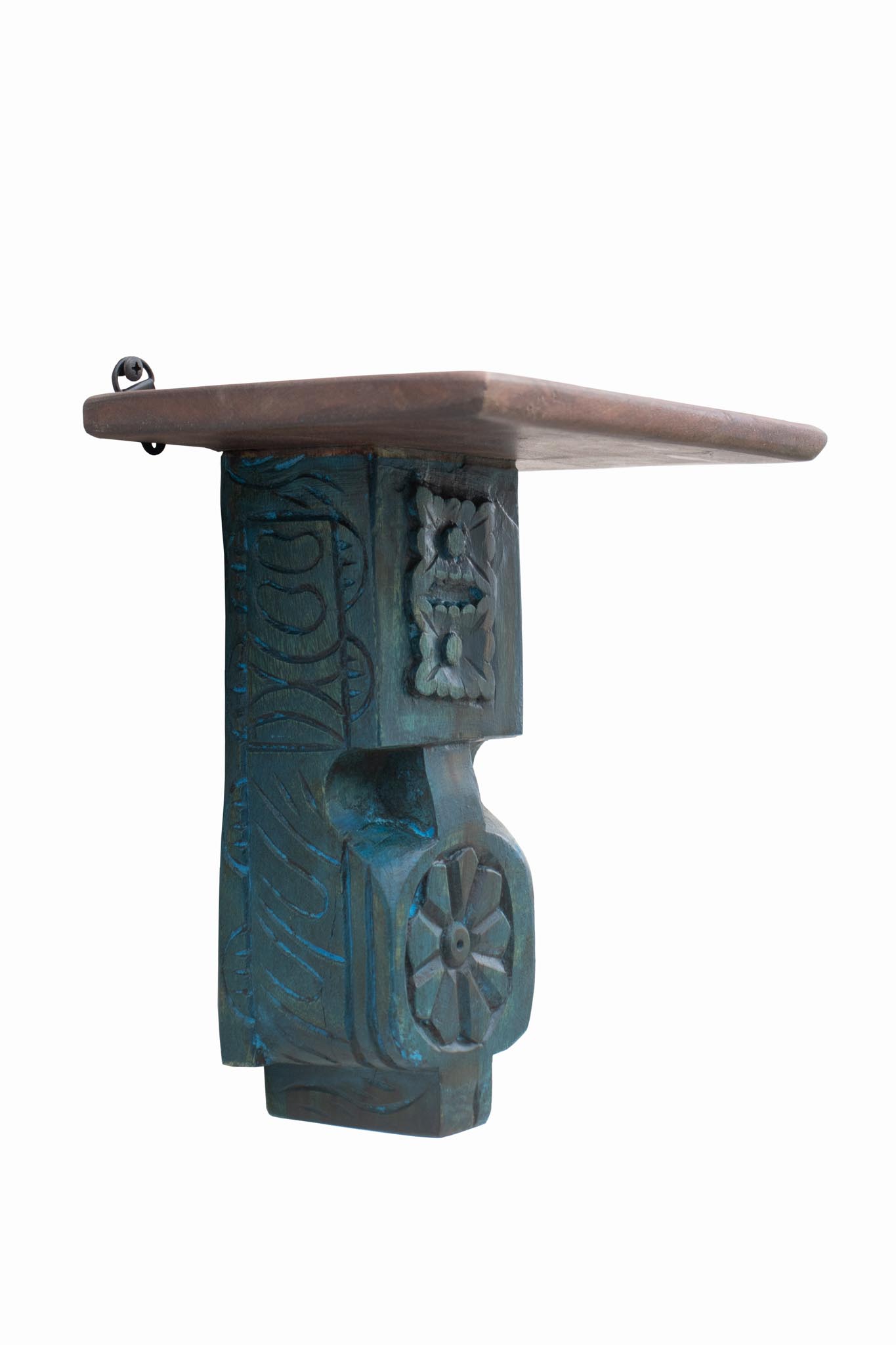 Prateleira Quadrada Azul 14 cm