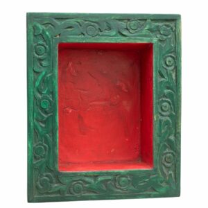 Moldura Verde e Vermelha 30 cm