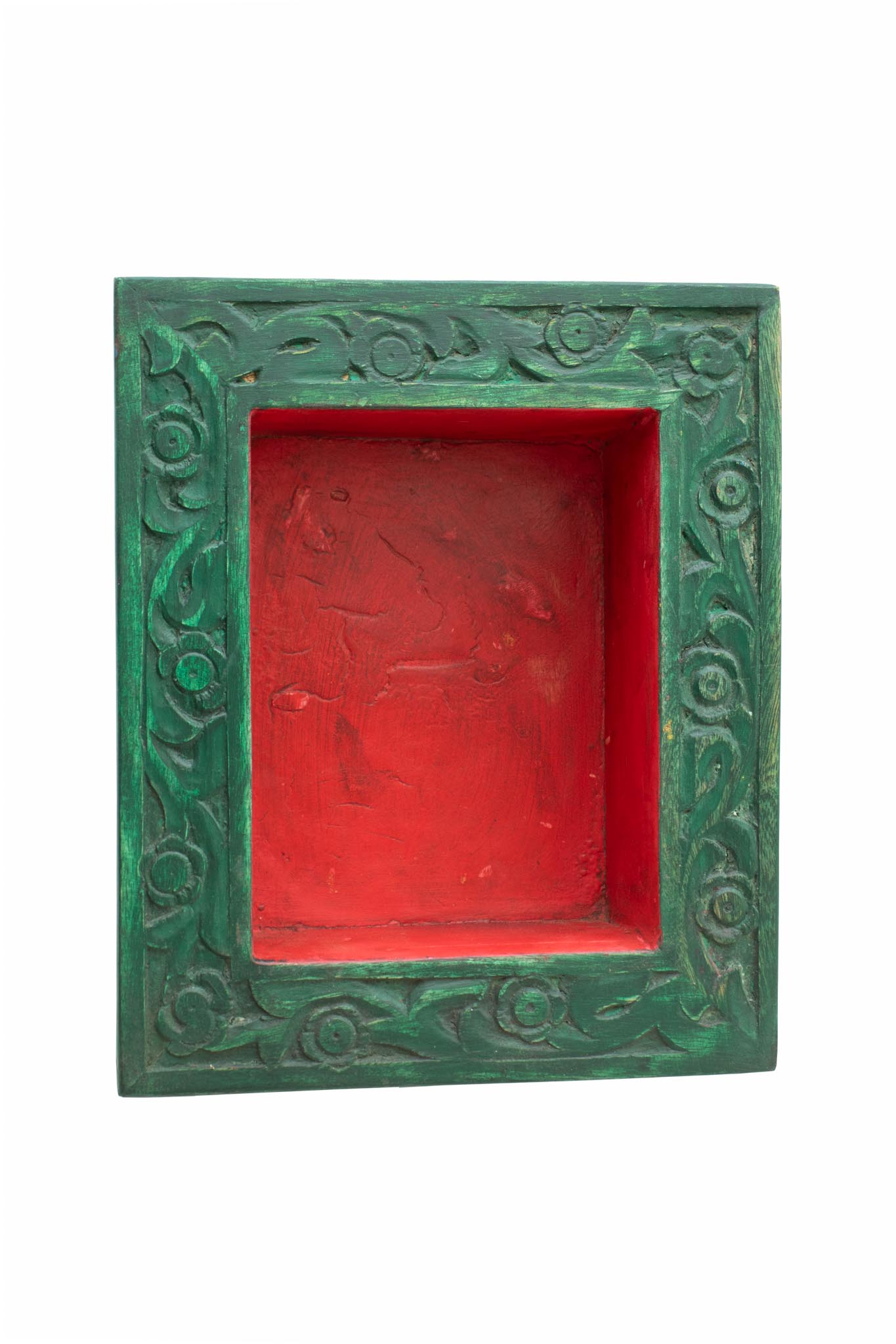 Moldura Verde e Vermelha 30 cm