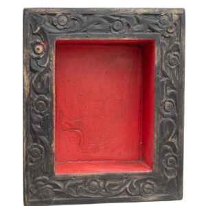 Moldura Marrom e Vermelho 30 cm