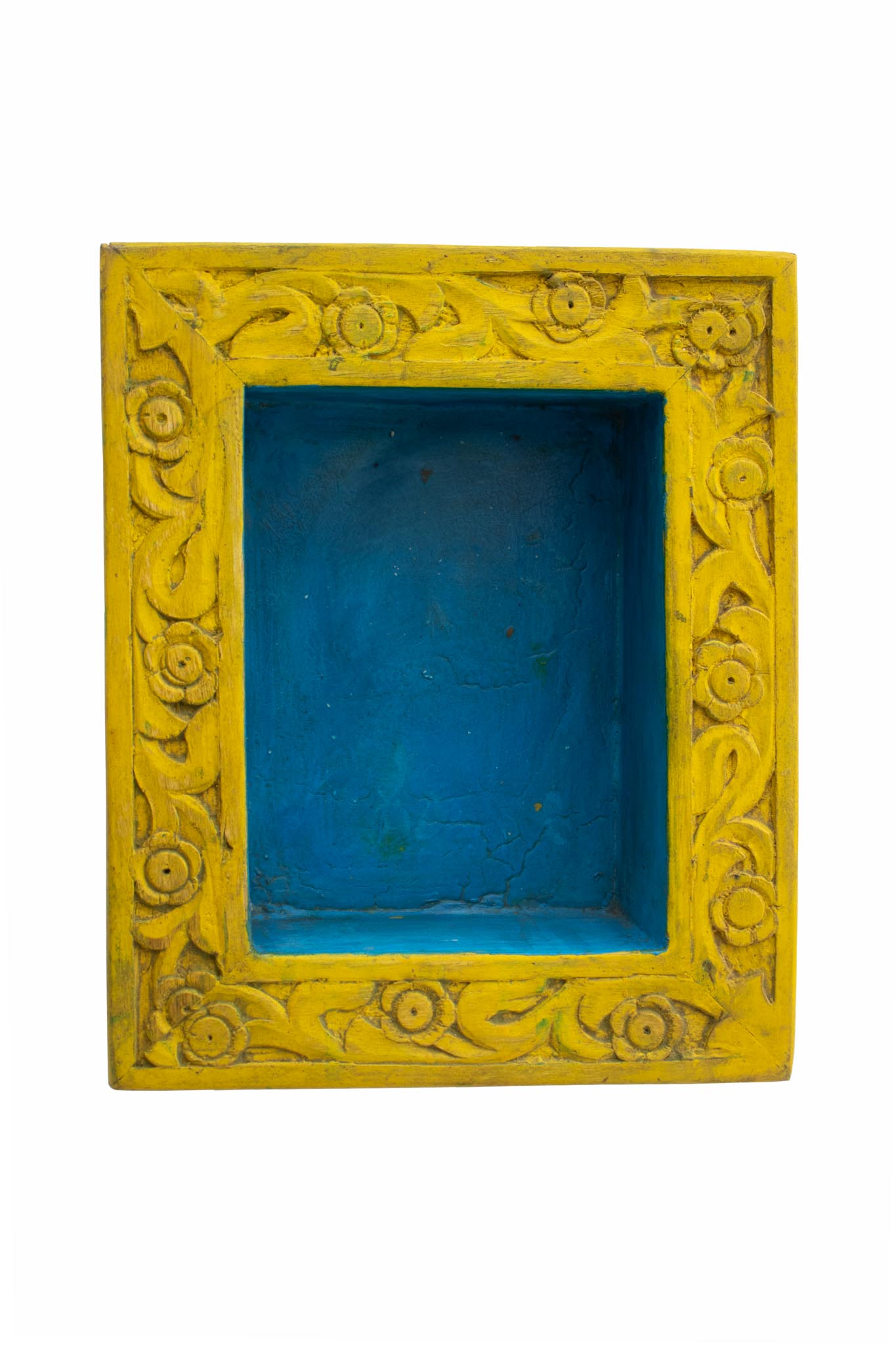 Moldura Amarelo e Azul 30 cm