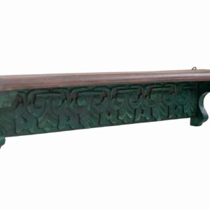 Prateleira Verde em Madeira 68 cm